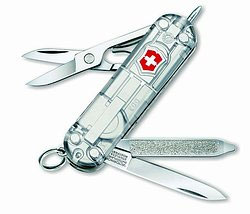 มีดพับ VICTORINOX รุ่น Classic Signature Lite Silver Tech 0.6226.T7